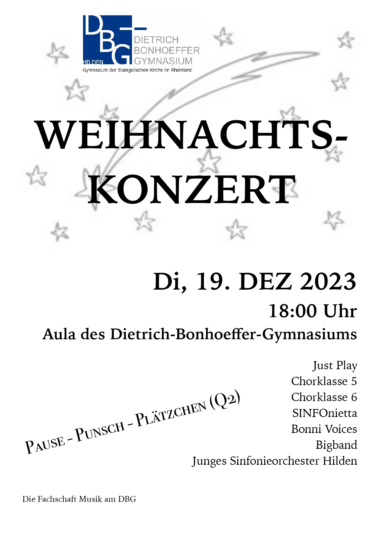 WKonzert Plakat 2023